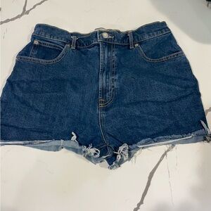 Everlane Dark Blue Jean Shorts